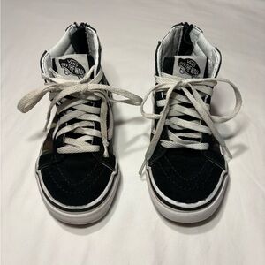 Vans Kids Camo Black High-Top Sneakers